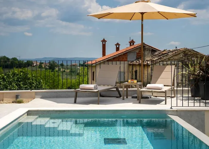 Villa Modern Venta With Jacuzzi And Pool In Buje Krasica (Istria)
